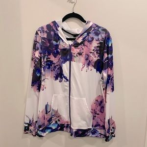 Floral Active Jacket - Size 1X